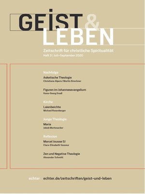 cover image of Geist & Leben 3/2020